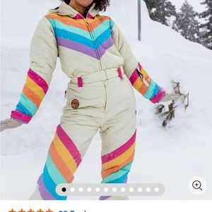 Tipsy Elves Rainbow Small Women Ski Suit